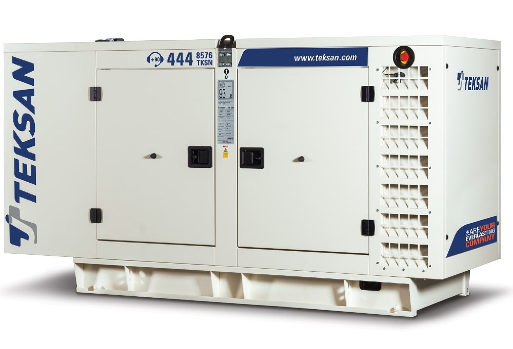 Дизельный генератор Teksan TJ275DW5A в кожухе